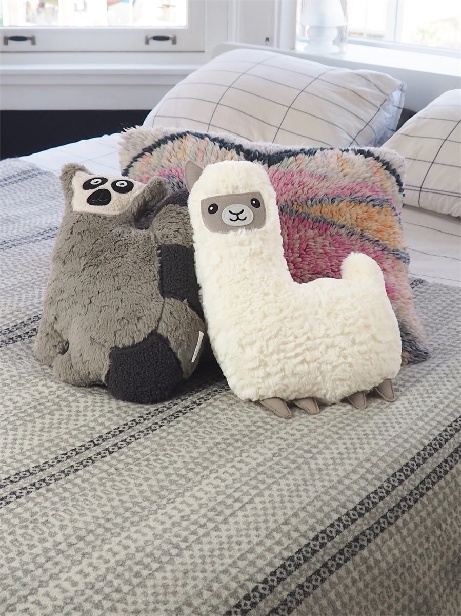 Coussin Fluffy Lama à Câliner