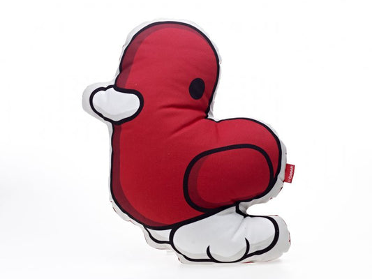 Red duck cushion