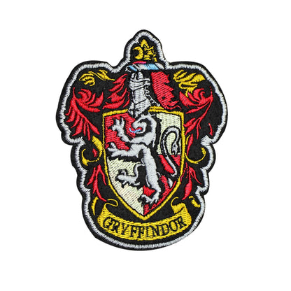 Set of 6 Deluxe Patches Hogwarts Houses and Deathly Hallows