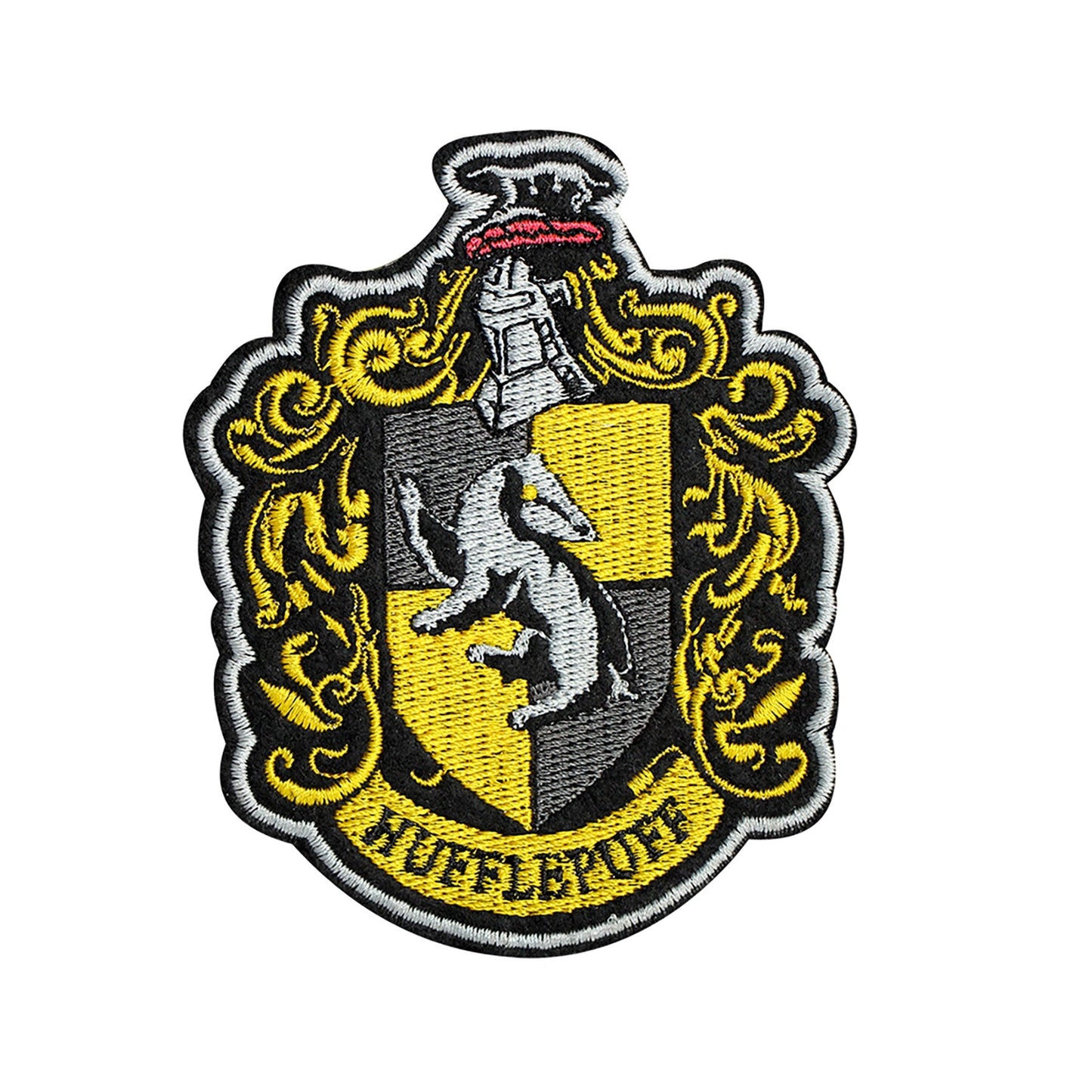 Set of 6 Deluxe Patches Hogwarts Houses and Deathly Hallows
