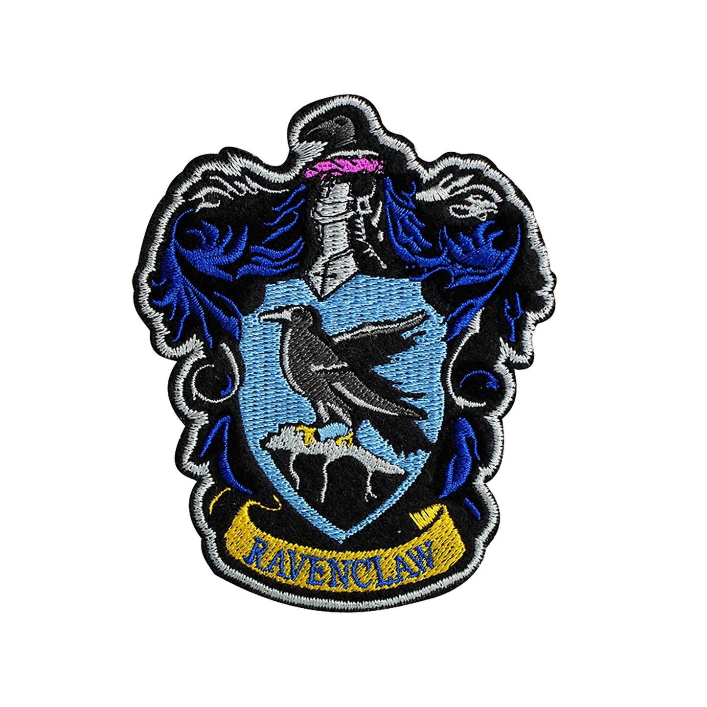 Set of 6 Deluxe Patches Hogwarts Houses and Deathly Hallows