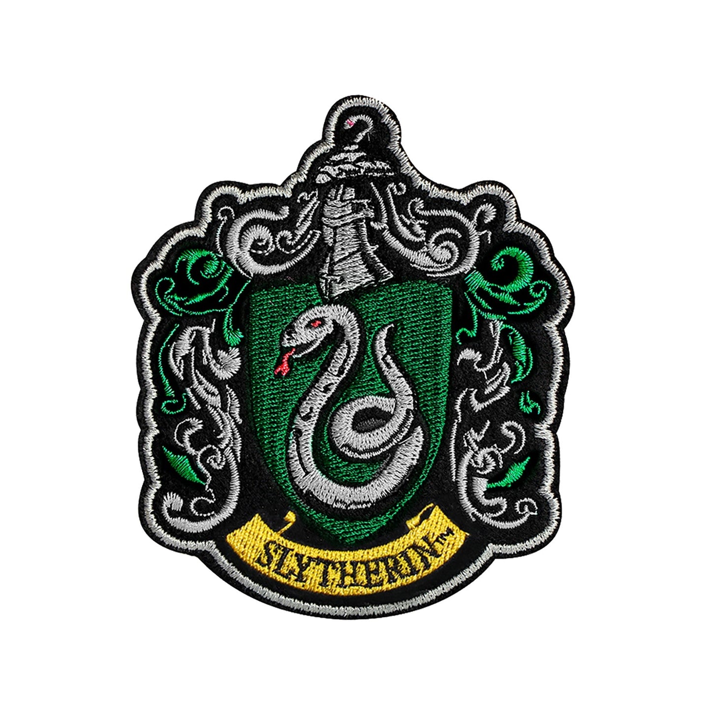 Set of 6 Deluxe Patches Hogwarts Houses and Deathly Hallows