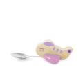 Children's spoon purple plane
