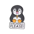 Penguin Pin “More Sprinkes Please”