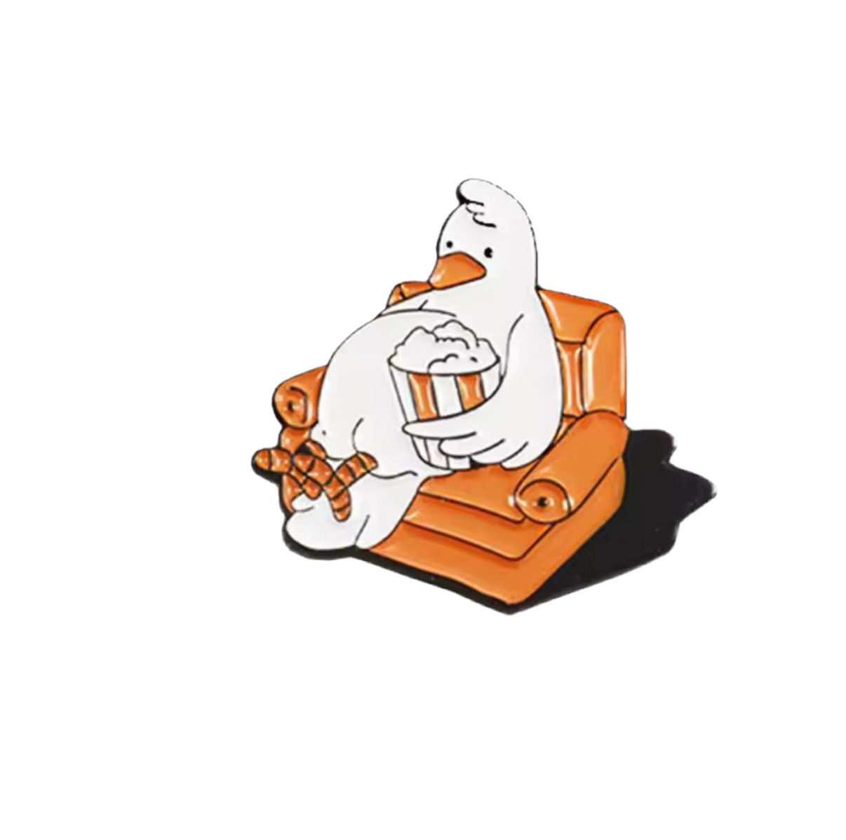 pins canard blanc film et chill