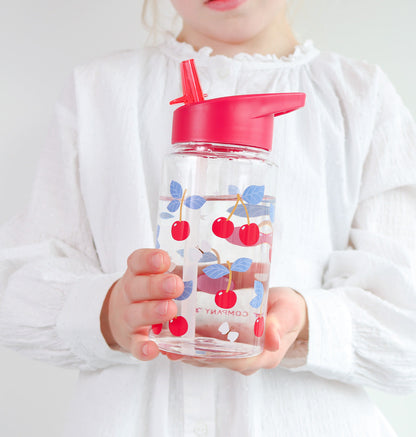 Gourde enfant - Cerises – vue 3 – A Little Lovely Company