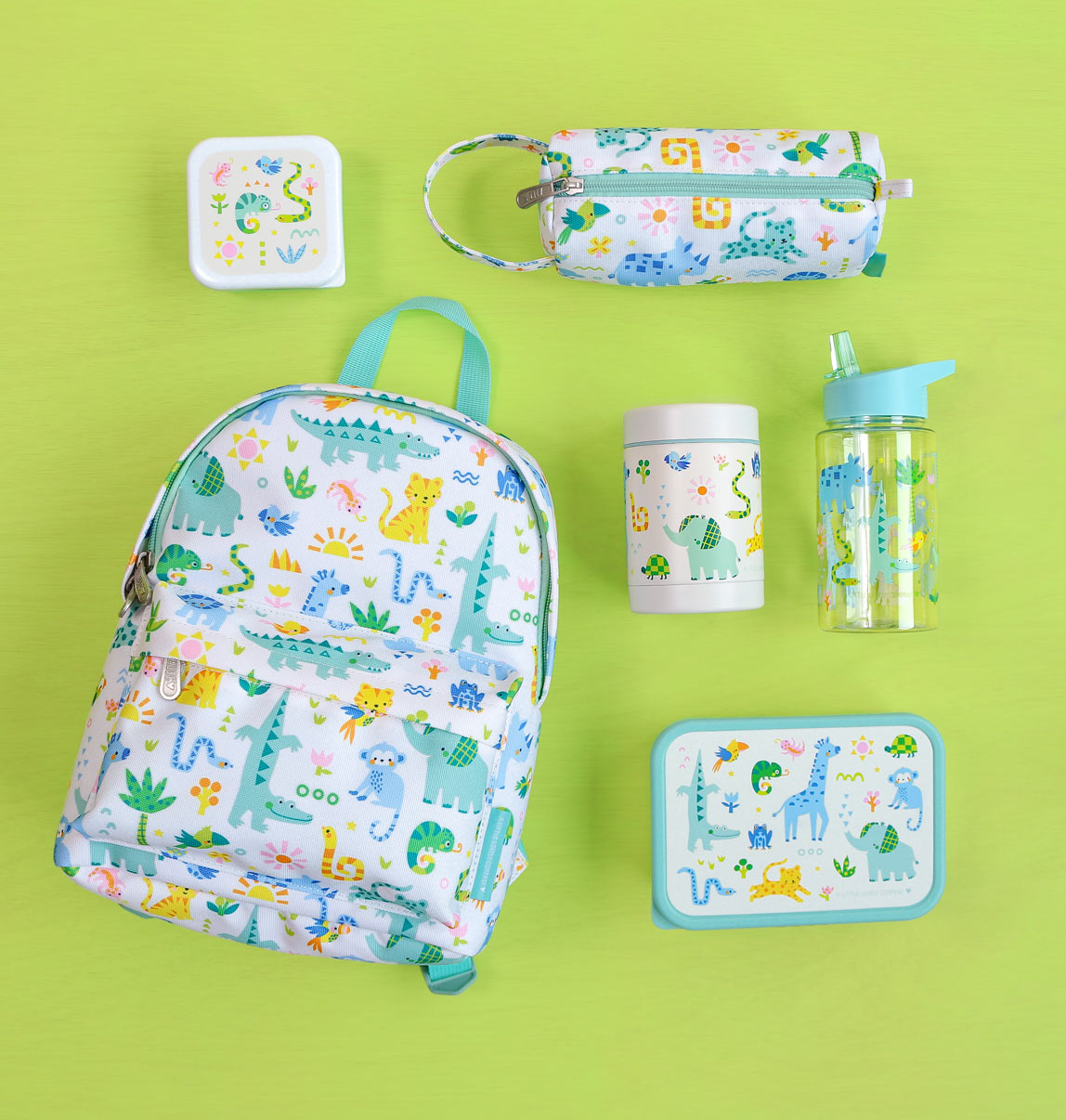 Gourde enfant - Jungle – vue 3 – A Little Lovely Company