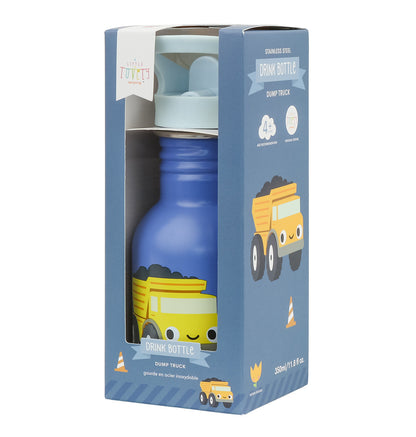 Petite gourde en inox - Camion-benne – vue 5 – A Little Lovely Company
