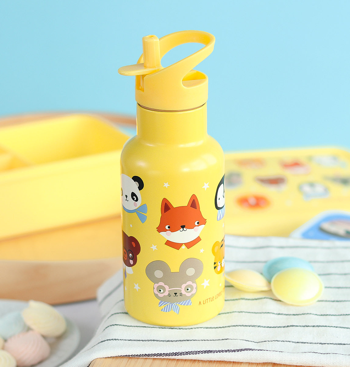 Gourde enfant en inox - Amis des animaux