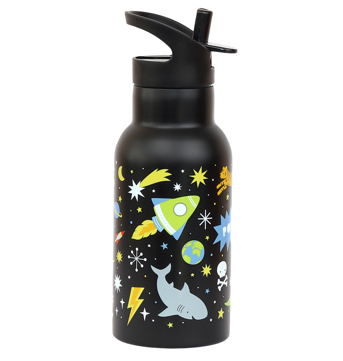 Gourde enfant en inox - Galaxie – vue 3 – A Little Lovely Company