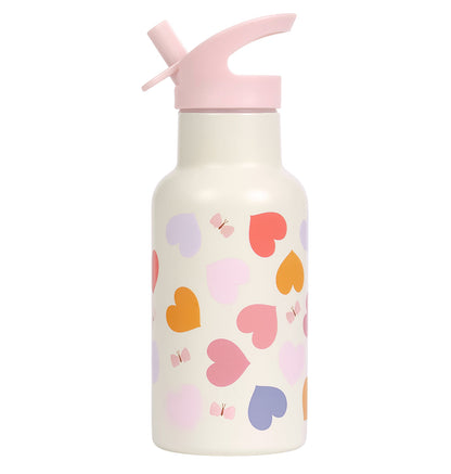 Gourde enfant en inox - Cœurs – vue 4 – A Little Lovely Company