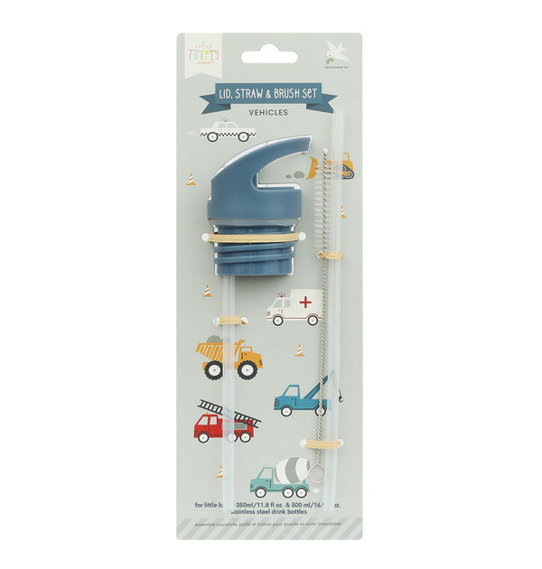Kit bouchon, paille et goupillon - Véhicules – vue 2 – A Little Lovely Company