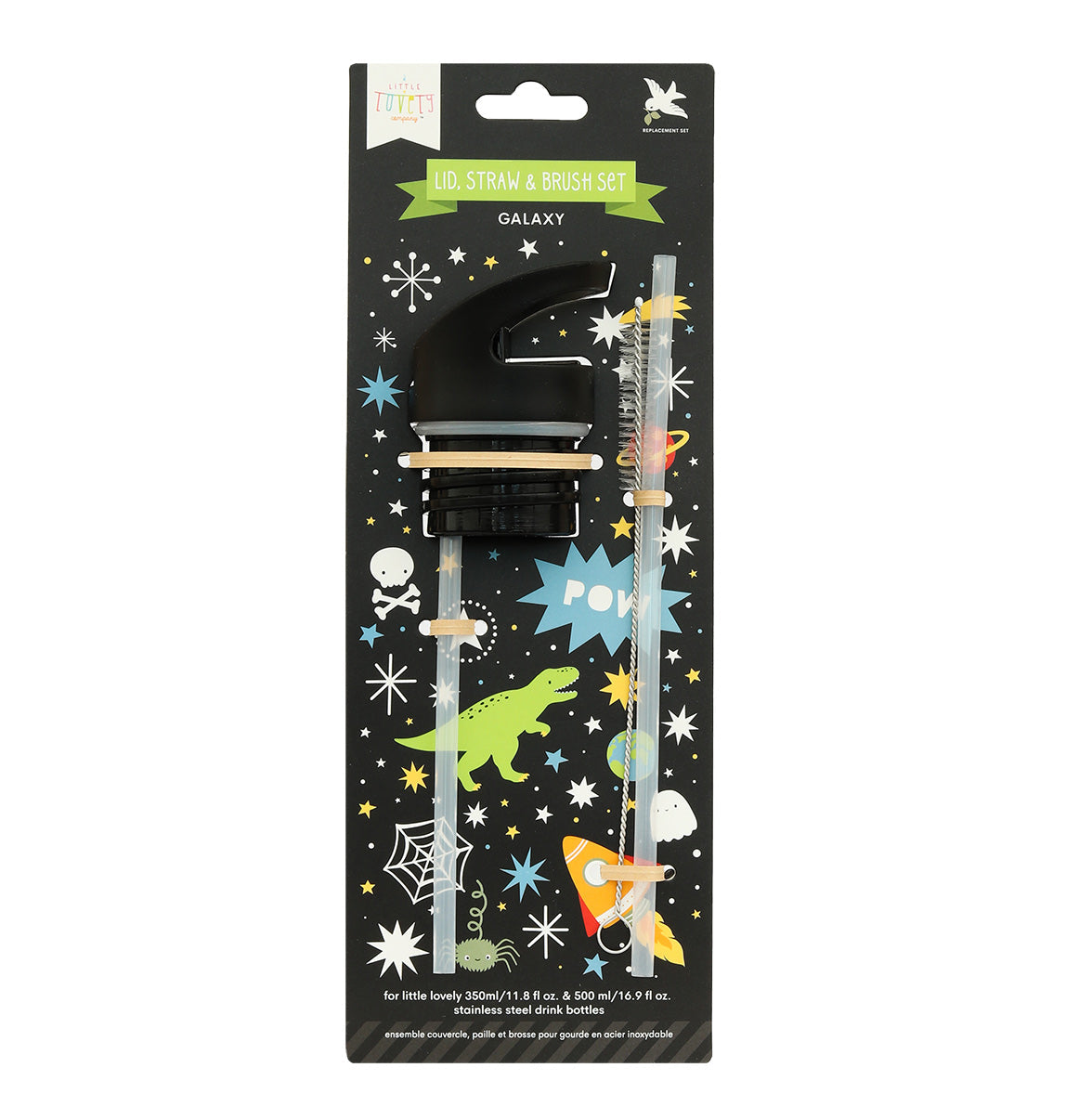 Kit bouchon, paille et goupillon - Galaxie