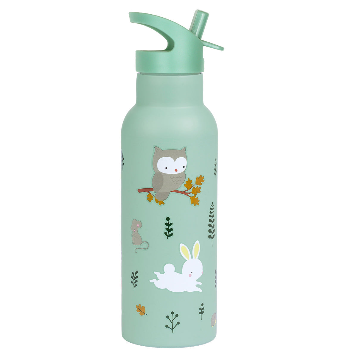 Gourde XL en inox - Amis de la forêt – vue 3 – A Little Lovely Company