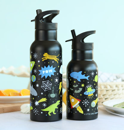 Gourde XL en inox - Galaxie – vue 6 – A Little Lovely Company