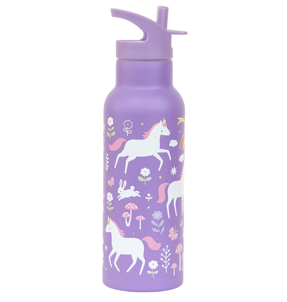 Gourde XL en inox - Unicorn Dreams – vue 3 – A Little Lovely Company