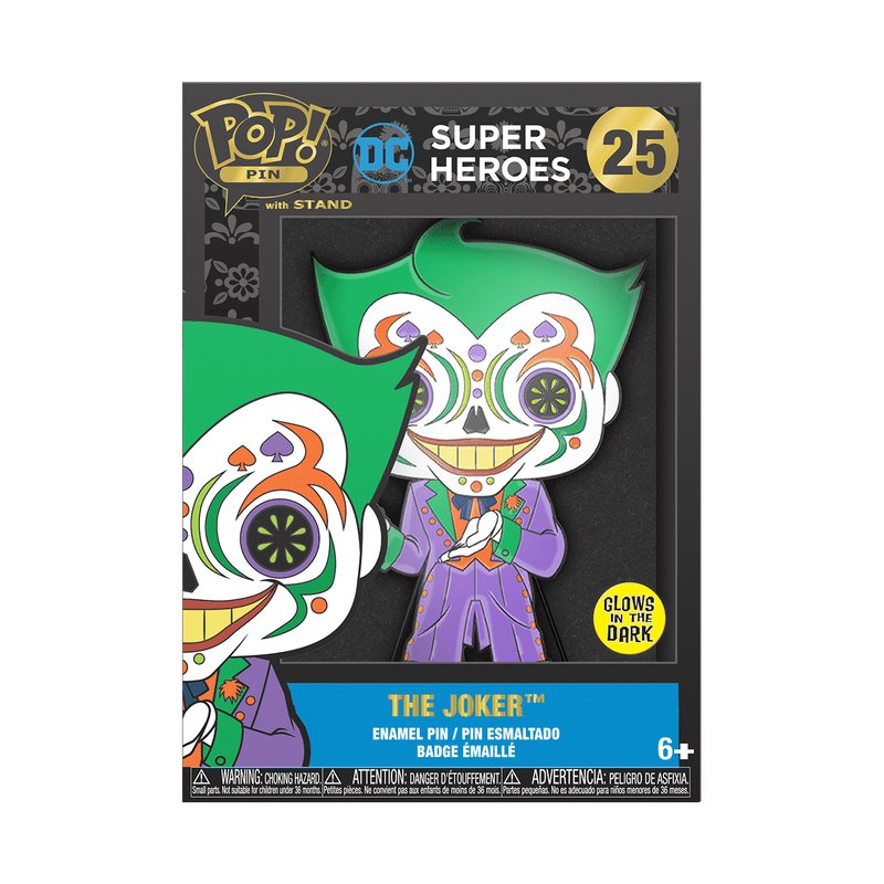 Pop! Pin The Joker (Dia De Los DC) (Glow)