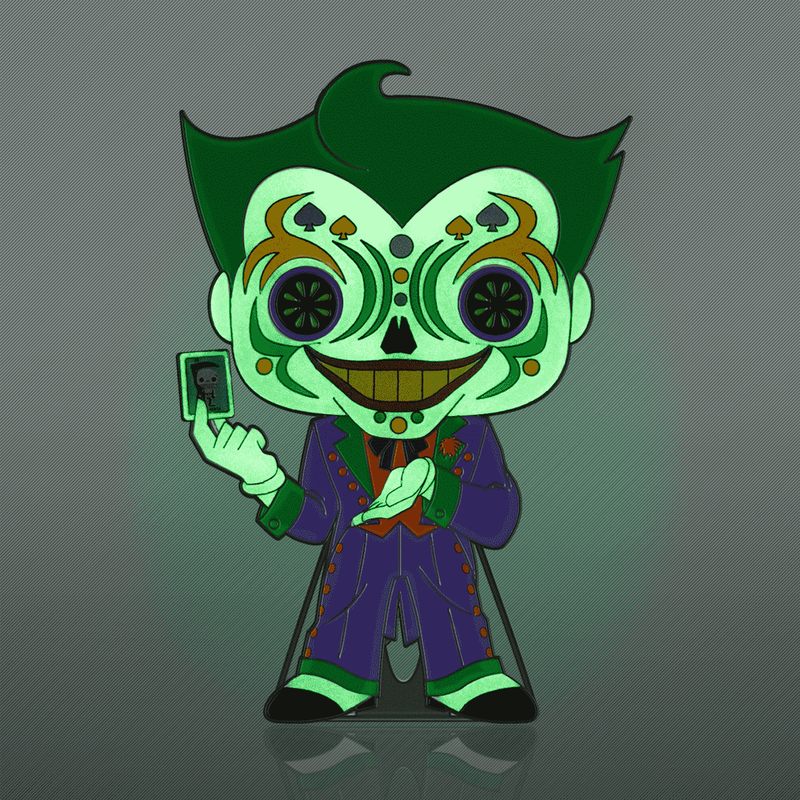 Pop! Pin The Joker (Dia De Los DC) (Glow)
