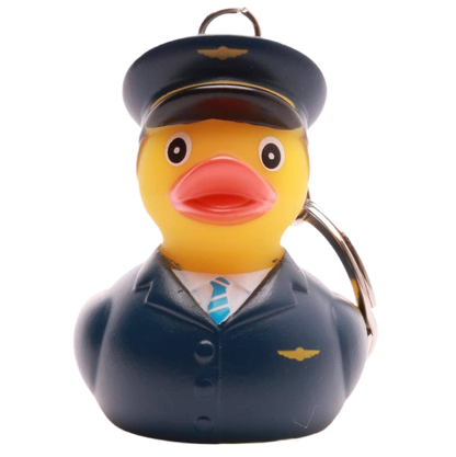 Airline Pilot Ducks Keychain