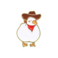 Pin's Canard Blanc Cowboy