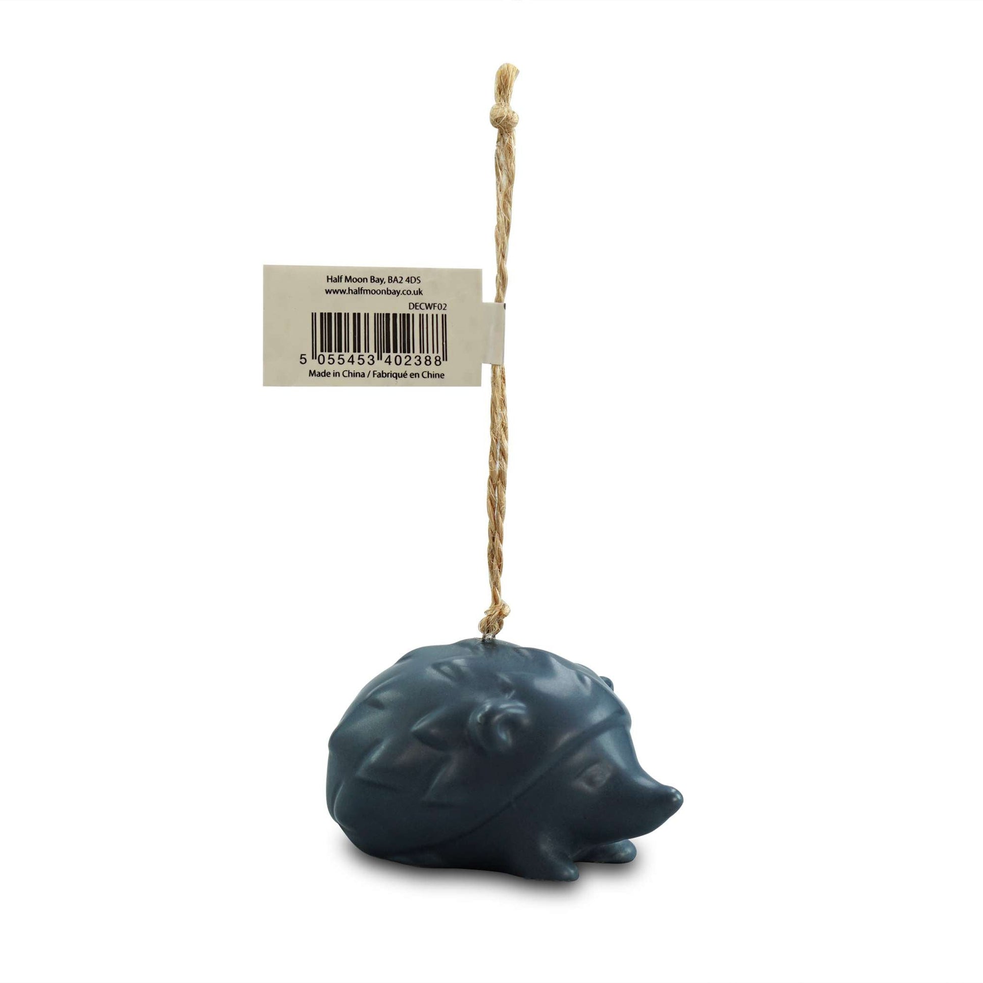 Décoration à suspendre - Hérisson Bleu Marine