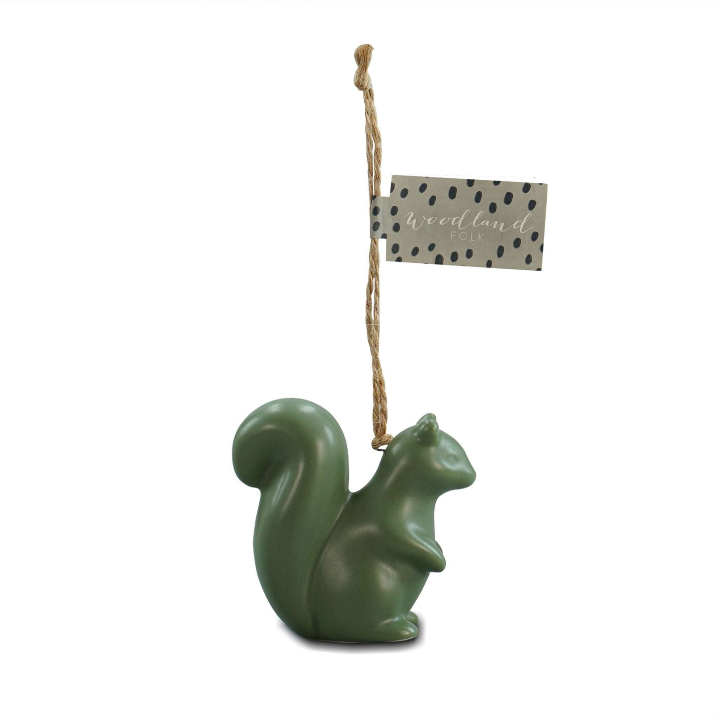 Décoration à suspendre - Ecureuil vert