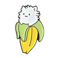 Spilla a forma di gatto banana