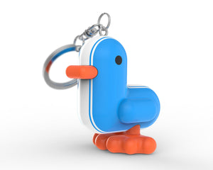 Porte-clés Canard Bleu Racer