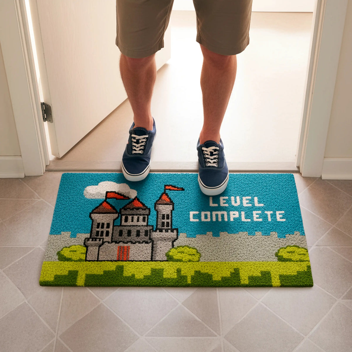 Paillasson « Level complete »