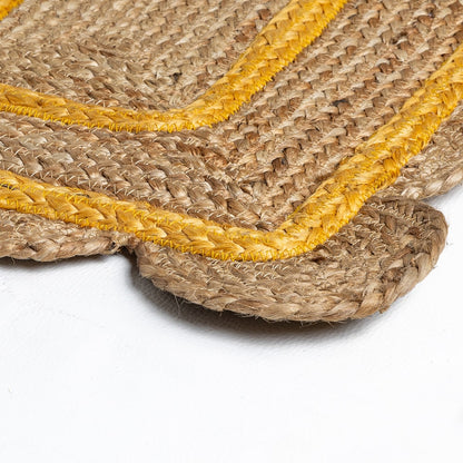 Paillasson en Jute – Jaune – Fisura – vue 2