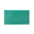 Paillasson en Caoutchouc « Hello » Vert