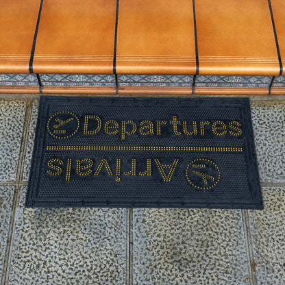 Paillasson en Caoutchouc « Arrivals/Departures » – Fisura – vue 2
