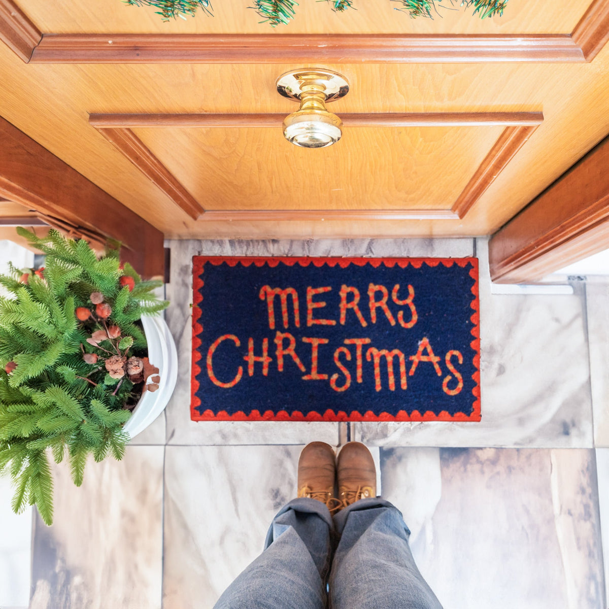 Paillasson « Merry Christmas »