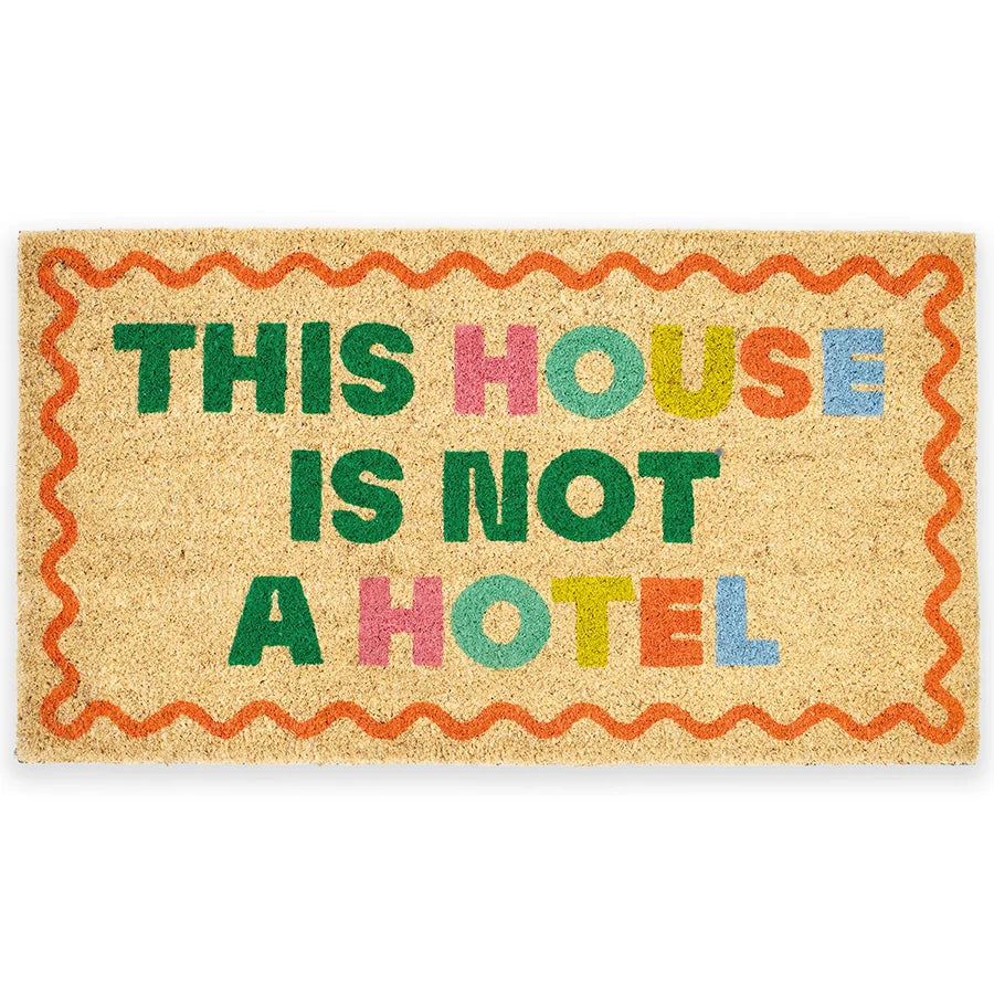 Paillasson « This house is not a hotel » – Fisura