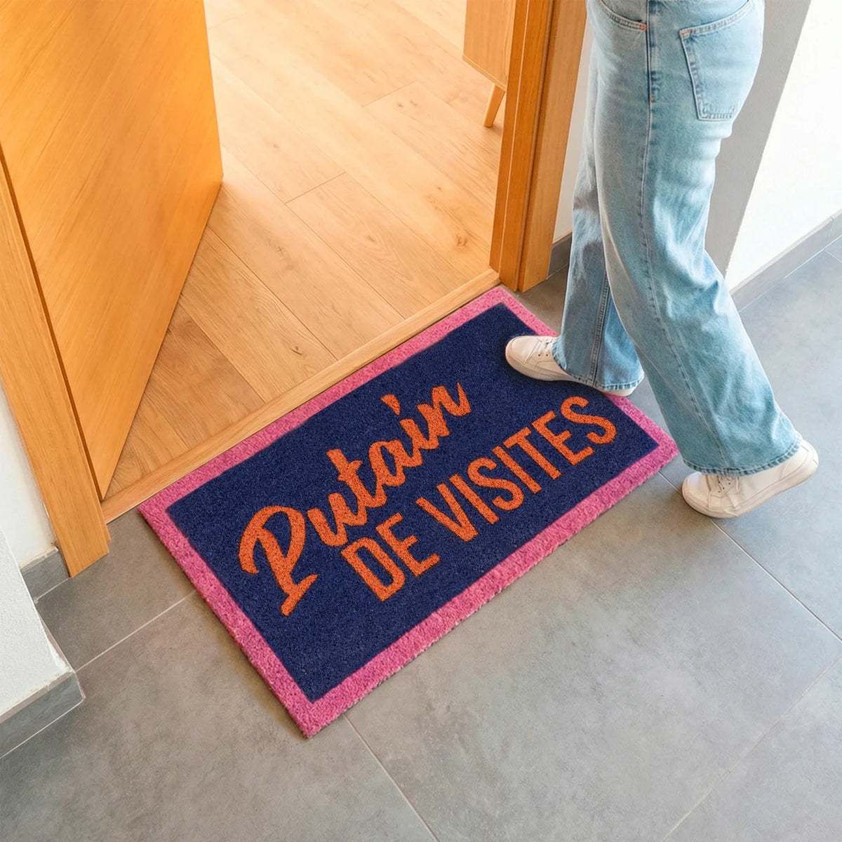 Paillasson « Putain de visites »