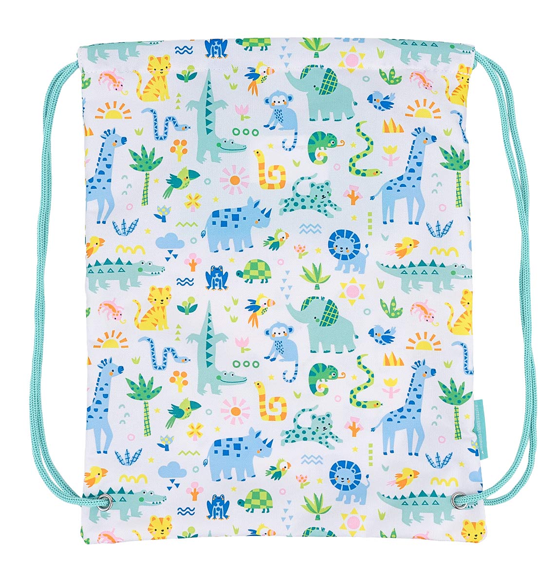 Sac à cordons enfant - Jungle – vue 3 – A Little Lovely Company