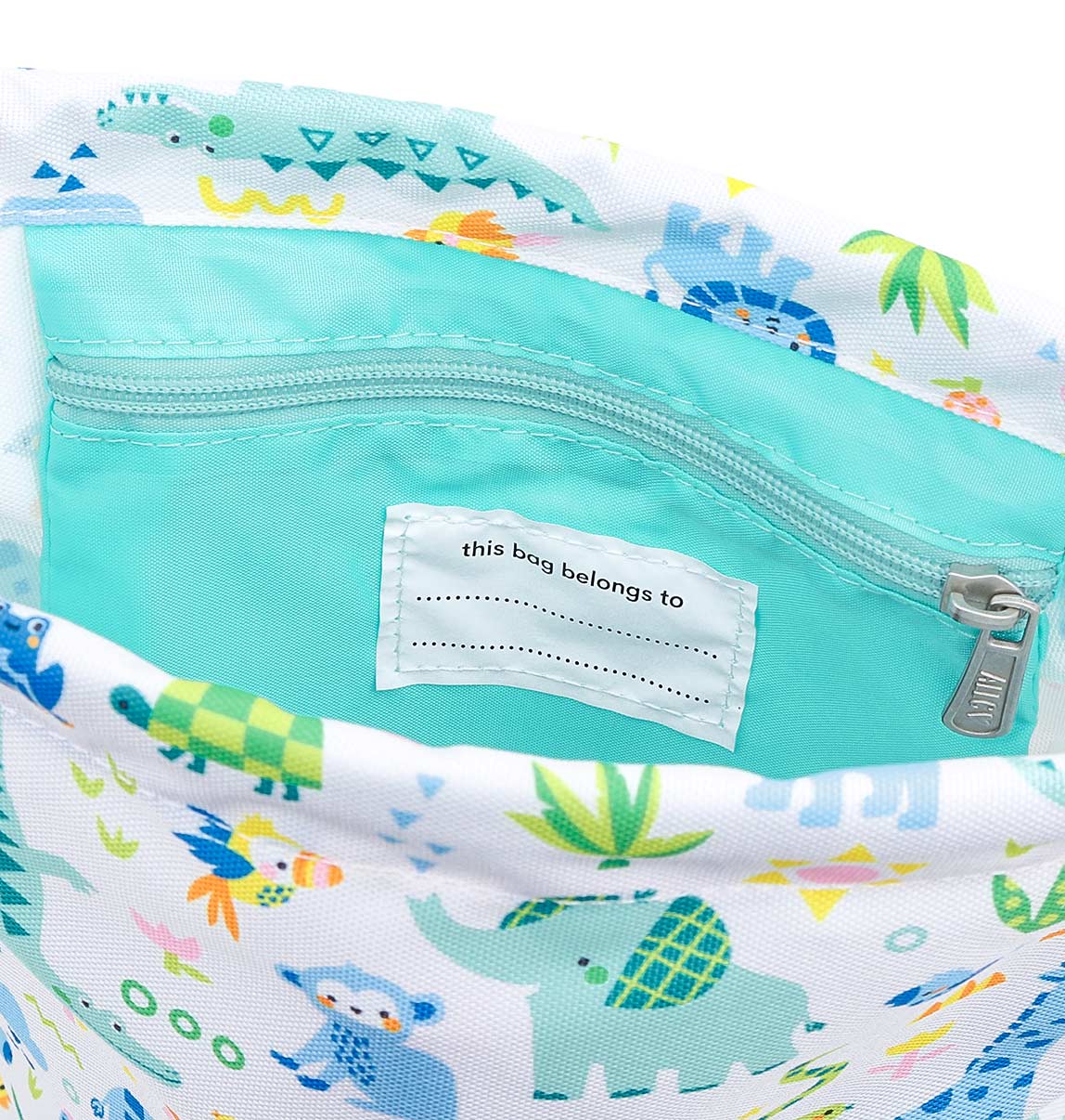 Sac à cordons enfant - Jungle – vue 4 – A Little Lovely Company