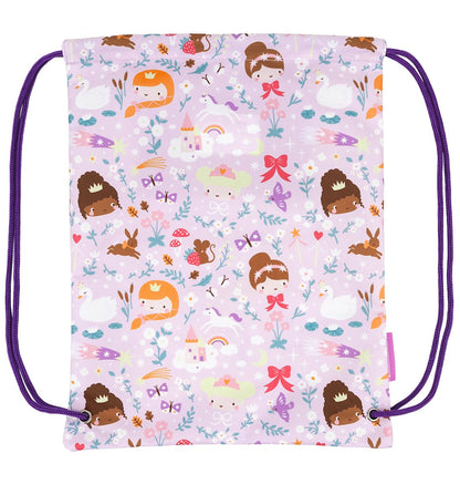Sac à cordons enfant - Princesses – vue 4 – A Little Lovely Company