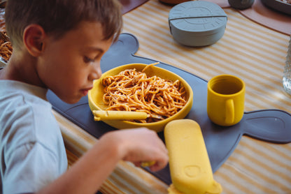 Tableware Set aus Silikon in Jade