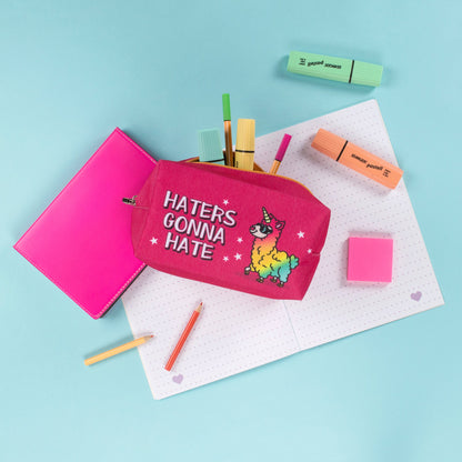 Posh Llama Pencil Case/Make-Up Bag