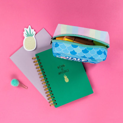 Half & Half Trousse scolaire ou de maquillage