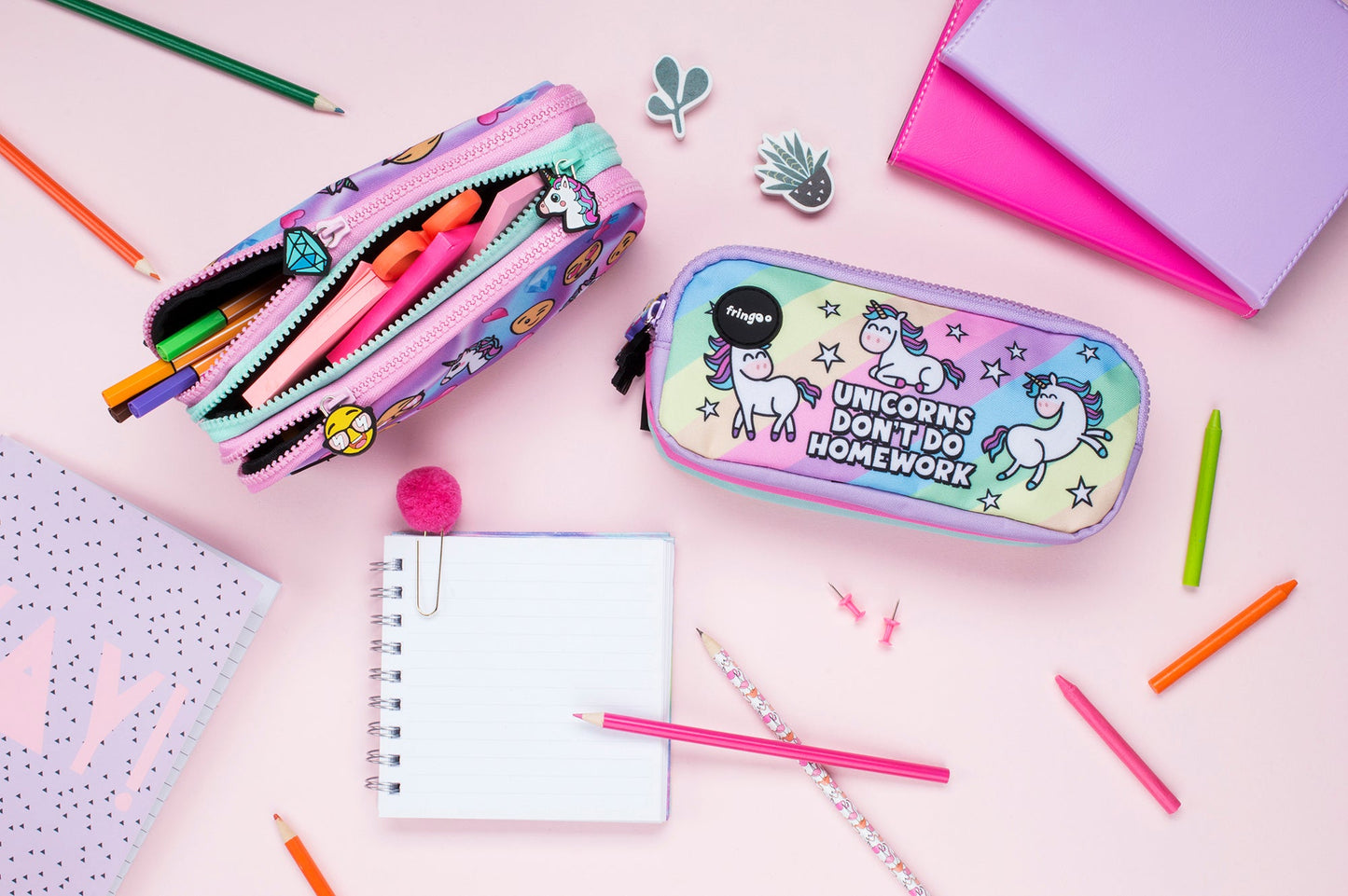 Licorne & Homework Trousse scolaire