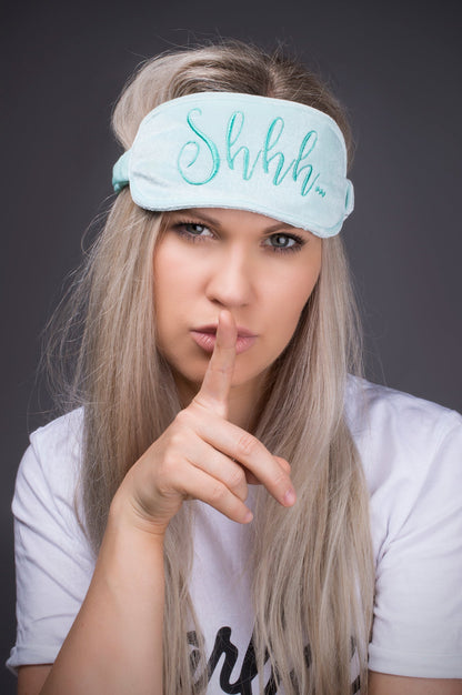 Velours Masque de sommeil – Shhh