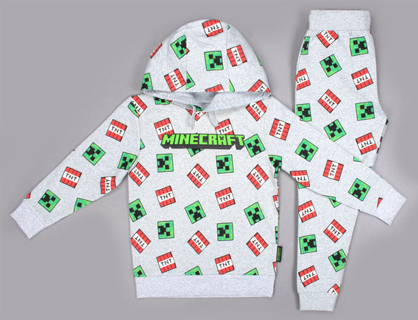 Pantalon de jogging Minecraft – gris Pattern