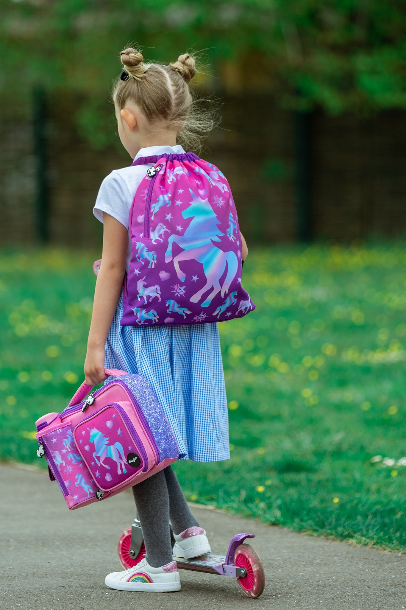 Square Sac repas – licorne Ombre