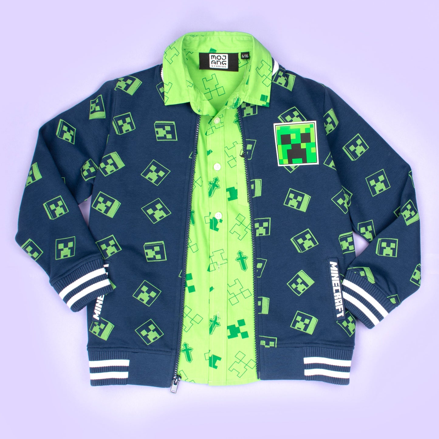 Minecraft Baseball Jacket