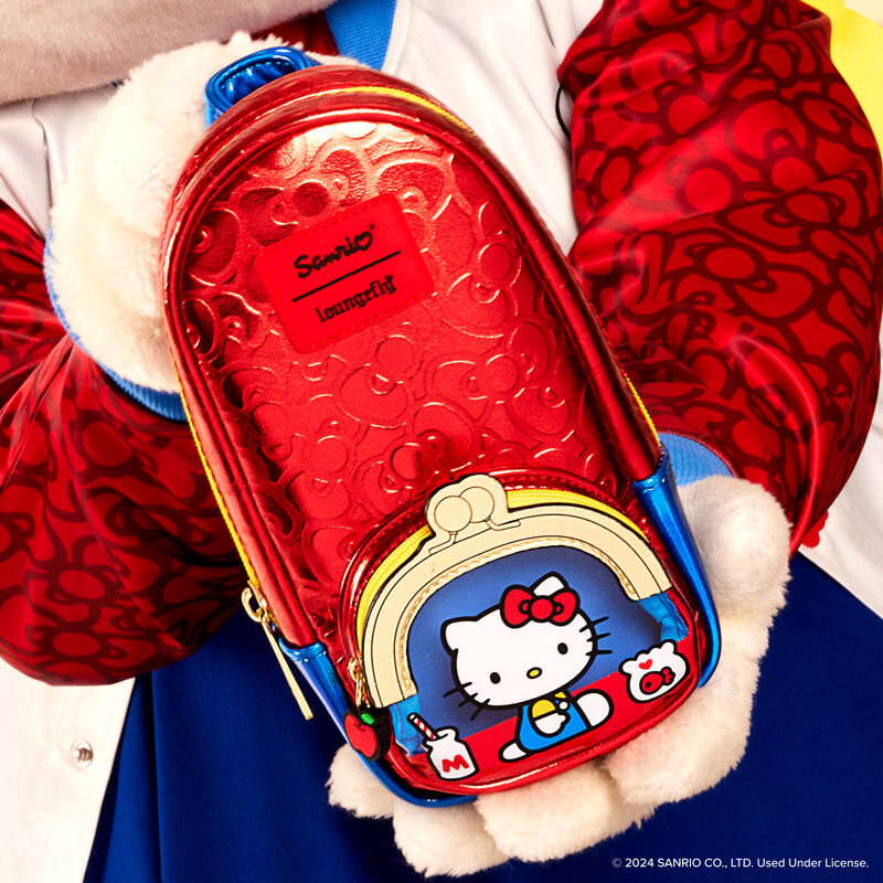 Hello Kitty Mini Pencil Case Backpack - 50th Anniversary 