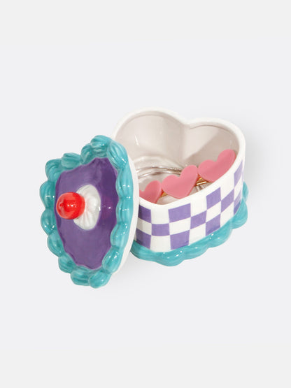 Boîte de rangement Sweetie Gâteau cœur