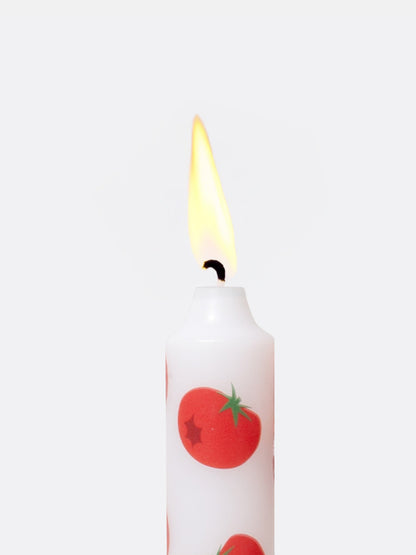Dolce Vita Tomato Taper Candles