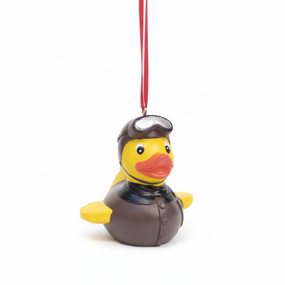Hanging decoration: Duck pilot airplane
